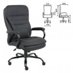 Кресло руководителя Brabix Heavy Duty HD-001 черный (531015)