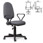 Кресло офисное Prestige серый (4606224155036)