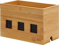 Органайзер Cactus CS-BOX-BAM для проводов, 1шт, бамбук (CS-BOX-BAM)