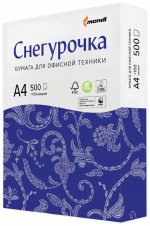 Бумага A4 80 г/м² 500 листов, 91%, 106 мкм, 140-150 ± 3% CIE Снегурочка (MDSGA4)
