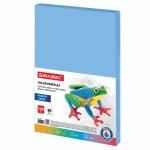 Бумага A4 80 г/м² 100 листов, синий медиум BRAUBERG Color Paper (112459)