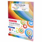Бумага A4 80 г/м² 200 листов, микс интенсив+пастель BRAUBERG Multicolor (114209)
