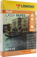 Бумага A4 150 листов, 91%, 240 г/м², 146% CIE, Lomond Ultra DS Matt (0300741)
