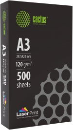 Бумага A3 120 г/м² 500 листов Cactus Laser Print (CS-LPA3120500)