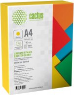 Бумага A4 80 г/м² 500 листов, желтый интенсив Cactus 0 CS-CPY-A480500 (CS-CPY-A480500)