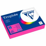 Бумага A4 500 листов, 80 г/м², розовый, CLAIREFONTAINE TROPHEE NEON (2973PC)
