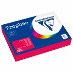 Бумага A4 500 листов, 80 г/м², красный интенсив, CLAIREFONTAINE TROPHEE INTENSIVE (1782PC)