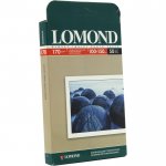 Фотобумага 10x15 170 г/м² глянцевая, 50 листов, односторонняя, Lomond 0102150 для струйной печати