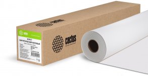 Холст рулон 24"(610мм) x 30 м, втулка 2" (50.8мм), 230 г/м², матовая, Cactus (CS-MC230-61030)