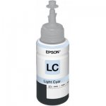Чернила Epson 673, 70 мл, светло-голубой, оригинальные для Epson L800/L805/L810/L850/L1800 (C13T67354A/C13T673598)