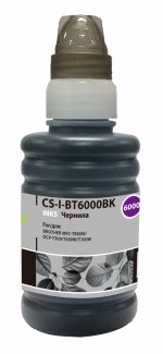 Чернила Cactus CS-I-BT6000BK, 100 мл, черный, совместимые для Brother DCP-T300 / DCP-T500W / DCP-T700W / MFC-T800W