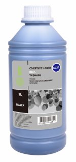 Чернила Cactus CS-EPT6731-1000, 1 л, черный, совместимые, водные для Epson L800/L810/L850/L1800