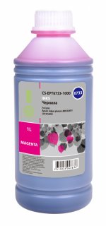 Чернила Cactus CS-EPT6733-1000, 1 л, пурпурный, совместимые, водные для Epson L800/L810/L850/L1800