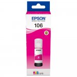 Чернила Epson 106, 70 мл, пурпурный, оригинальные, водные для Epson L7160/7180 (C13T00R340)