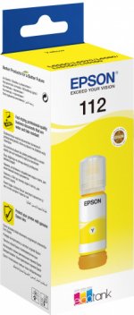 Чернила Epson 112, 70 мл, желтый, оригинальные для Epson L6550/L6570/L6580/ L15150/L15160 (C13T06C44A)