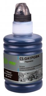 Чернила Cactus CS-GI41PGBK, 140 мл, черный, совместимые для Canon PIXMA G1420/G2420/G2460/G3420/G3460 (CS-GI41PGBK)