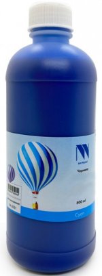 Чернила NV-Print NV-INK500U, 500 мл, голубой, совместимые, водные для Сanon/Epson/НР/Lexmark универсальные (NV-INK500UC)