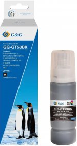 Чернила G&G GT53BK, 100 мл, черный, совместимые, водные для GT5820/GT5812/GT5822/Ink Tank 110/Ink Tank 115/Ink Tank 116/Ink Tank 118/Ink Tank 310/Ink Tank 315/Ink Tank 316/Ink Tank 318/Ink Tank 319/Ink Tank 515/Ink Tank 615/Ink Tank 410/Ink Tank 411/Ink T