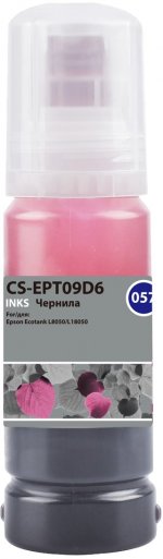 Чернила Cactus 057 C13T09D698, 70 мл, светло-пурпурный, совместимые для Epson Ecotank L8050/L18050, 7200 стр (CS-EPT09D6)
