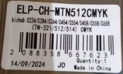 Чип ELP Imaging ELP-CH-MTN512CMYK для Konica Minolta TN-321/TN-512/TN-514, голубой/пурпурный/желтый/черный, универсальный