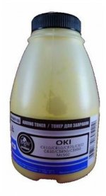 Тонер B&W OPR-801Y-135, бутыль 135 г, желтый, совместимый для Oki C610/C810/C821/C822/C830/C5850/C5950/MC560, Premium