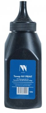 Тонер NV Print Premium универсальный, бутыль 120 г, черный, совместимый для Panasonic KX-503/523/553/511/512/513/3350 (TN-NV-PAN76/83-PR-120G)