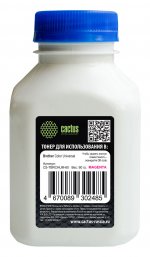 Тонер Cactus Color Universal CS-TBRCHUM-60, бутыль 60 г, пурпурный, совместимый для Brother (CS-TBRCHUM-60)