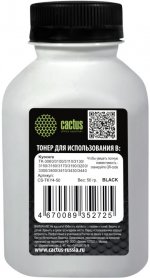 Тонер Cactus, бутыль 50 г, черный, совместимый для Kyocera, Hight speed ser 3xxx (CS-TKY4-50)