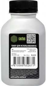 Тонер Cactus, бутыль 50 г, совместимый для Canon (CS-THP10-50)