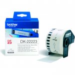 Кассета с наклейками Brother DK22223, 5 см x 30.48м, черный на белом, оригинальная