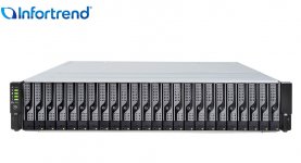 Полка расширения Infortrend JB 3024B, 24x2.5" SATA/SAS HS, 4хSAS 12Gb/s, 2x460W, 2U (JB3024RBA0-8U32)