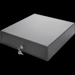 Денежный ящик PayTor HT-330P, металл, черный, электромеханический, ячеек купюры/монеты: 4 шт./5 шт., распиновка: АТОЛ (HT-330-4010-13B1-1)