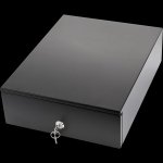 Денежный ящик PayTor HT-240B, металл, черный, механический, ячеек купюры/монеты: 4 шт./6 шт. (HT-240-5100-02Bx-1)