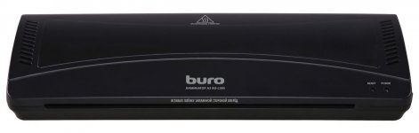 Ламинатор BURO BU-L380, A3, 80 мкм - 125 мкм, валов:2, горячее + холодное ламинирование, 25 см/мин., фото, черный (OL380)