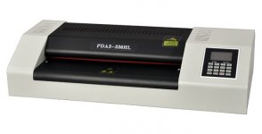 Ламинатор PingDa PDA3-336 HL, A3, 60 мкм - 250 мкм, валов:6, горячее + холодное ламинирование, 160 см/мин., реверс, белый/черный (PDA3-336HL)