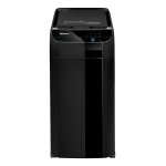 Шредер FELLOWES AutoMax 350C, секретность P-4, фрагменты - 4 мм x 3.8 см, объем 68 л, кол-во листов до 350 шт., скрепки, скобы, карты, CD, черный (FS-49641)