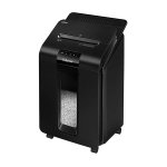 Шредер FELLOWES AutoMax 100M, секретность P-4, 240 см/мин., фрагменты - 1 см x 4 мм, объем 23 л, скрепки, скобы, карты (FS-46292)