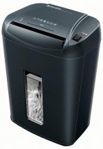 Шредер New United AT-15CD, секретность 3/P-3, 204 см/мин., фрагменты - 4 мм x 4.5 см, объем 28 л, кол-во листов до 13 шт., скрепки, скобы, карты, CD, черный (AT-15CD)