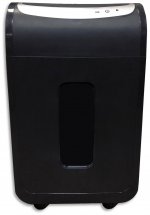 Шредер Office Kit S218, секретность P-5, фрагменты, объем 30 л, кол-во листов до 22 шт., скрепки, скобы, карты, CD, черный (OK1913S218)