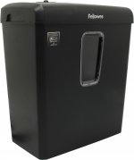 Шредер FELLOWES PowerShred P-30C, секретность P-4, 300 см/мин., перекрестный - 4 мм x 3.4 см, объем 15 л, кол-во листов до 6 шт., скрепки, скобы, карты, черный (FS-60081)