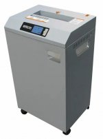 Шредер Office Kit S850 (1.9x15), секретность 4/P-5, 270 см/мин., фрагменты - 1.9 мм x 1.5 см, объем 85 л, кол-во листов до 19 шт., скрепки, скобы, карты, CD, серый (OK1915S850)