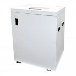 Шредер Office Kit S1650, секретность P-4, перекрестный - 1.9 мм x 3.5 см, объем 165 л, кол-во листов до 33 шт., скрепки, скобы, карты, CD, серый (OK39351650)