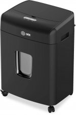 Шредер Cactus CS-SH-D6, секретность 4/P-4, 180 см/мин., перекрестный - 4 мм x 1.2 см, объем 23 л, кол-во листов до 120 шт., скрепки, скобы, карты, черный (CS-SH-D6)