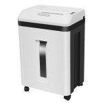 Шредер Brauberg PROFESSIONAL AUTO CM-150m, секретность P-5, 160 см/мин., фрагменты - 2 мм x 1.3 см, объем 20 л, кол-во листов до 150 шт., карты, CD, белый (533131)