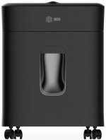 Шредер Cactus CS-SH-D4, секретность P-5, 180 см/мин., фрагменты - 4 мм x 1.2 см, объем 15 л, кол-во листов до 60 шт., скрепки, скобы, карты, черный (CS-SH-D4)