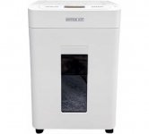 Шредер Office Kit SA120C, секретность P-4, 300 см/мин., фрагменты - 3.9 мм x 1 см, объем 25 л, кол-во листов до 120 шт., скобы, карты, белый (OK3910SA120C)