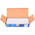 Пружины для переплета 10мм, 51-70 листов, пластик, 100шт., белые, Office Kit (BP2021)