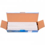 Пружины для переплета 8мм, 31-50 листов, пластик, 100шт., белые, Office Kit (BP2011)