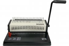 Переплетчик на пластиковую пружину Office Kit B2116, перфорация 13 листов, переплет 450 листов, пружина до 4.5 см (B2116)