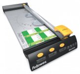 Резак дисковый FELLOWES Electron A3, 455мм, A3, 10 листов, автоприжим (FS-54105)